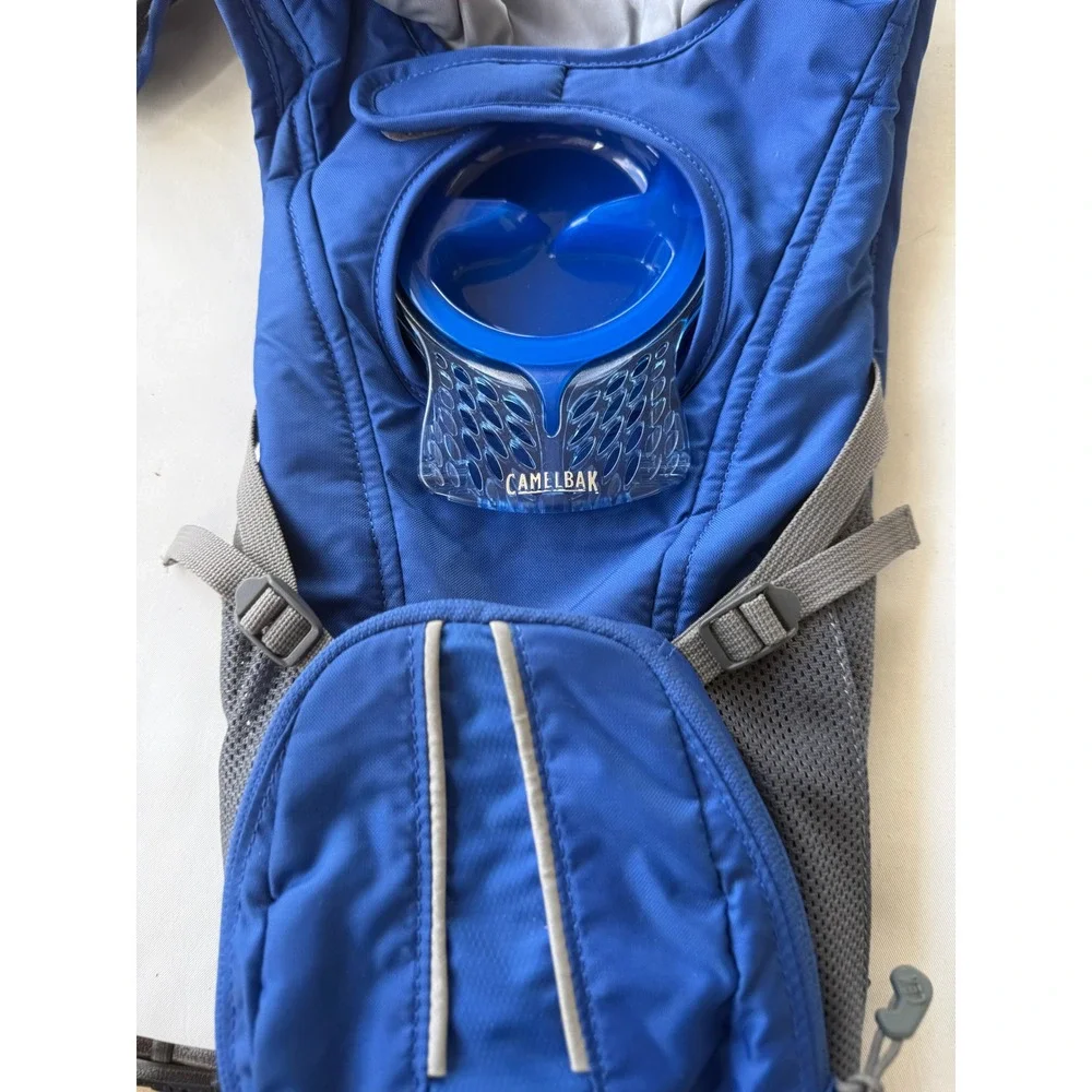 CamelBak‎ Rogue light Hydration Pack Blue Grey Cycling Hiking Backpack w Bladder